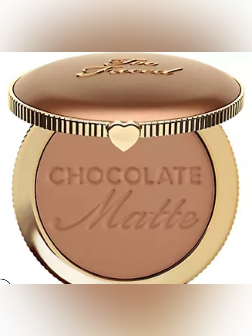 Too Faced Chocolate Soleil Longwear Matte Bronzer NWB
